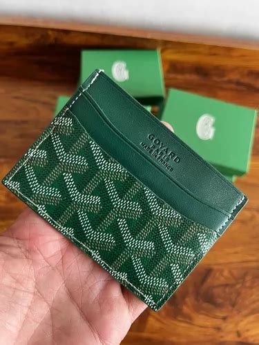 tarjetero goyard verde|Goyard biarritz.